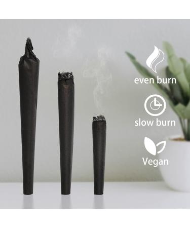 Pre-Rolled Cones KingSizeSlim Cones 110mm Cones Premium Rolling Papers 50 Packs Cones With Tip Tobacco Tools Suitable For Travel Home Sharing Gifts. BLACK - Buy Online on GoSupps.com
