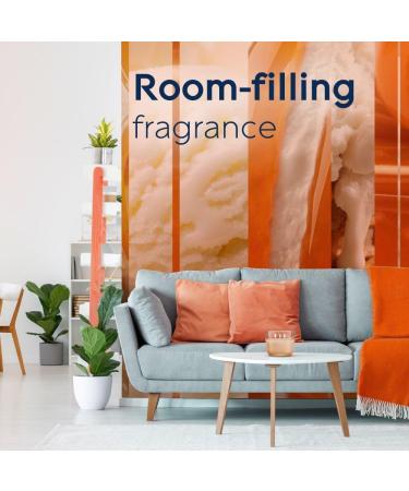 Glade Scented Candle Vanilla Caramel Twist Air Freshener Infused with Essential Oils 3-Wick Candle 1 Count - Buy Online on GoSupps.com