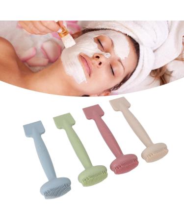 Reusable Silicone Beauty Tool Dual Ended Facial Mask Brush Featuring Specialized Scraper Eco Friendly Makeup Applicator for Spa Like Experience - Buy Online on GoSupps.com