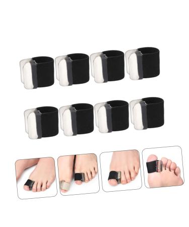FRCOLOR 16 Pairs Bunion Separators - Flexible Orthopaedic Spacers for Men & Women - Reusable Bunion Spreaders in Black - 2.5x1.9cm - Buy Online on GoSupps.com
