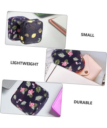 GLEAVI Sanitary Napkin Storage Bag Set - Travel Organizer for Girls, Menstrual Period Gifts - Portable Mini Purse Zipper Wallet - Navy (8 Pcs) - Buy Online on GoSupps.com