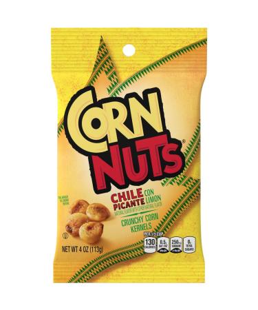 Corn Nuts Chile Picante con Limon Crunchy Corn Kernels (4 oz Bags Pack of 12)