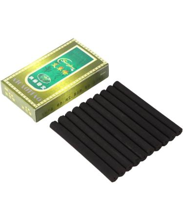 Smoke-Free Moxa Sticks (10 pcs) - Pure Moxibustion Roll for Pain Relief & Health Care | Effective 5-Year-Old Moxa for Massaging & Body Wellness - Buy Online on GoSupps.com