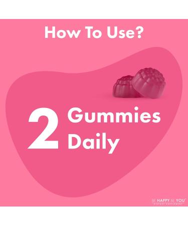 Be Happy Be You Biotin Gummies 10,000mcg 120 Count Supports Healthy Hair & Stronger Nails Fast Absorption Supplement for Men & Women Vegan, Non-GMO, Pectin, Gelatin Free Made in USA - Buy Online on GoSupps.com
