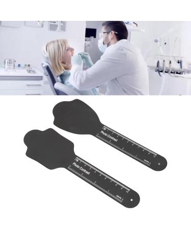 2Pcs Intraoral Photo Contraster Dental Background Board Orthodontic Photographic Contraste Long Handle Ral Photo Background Board with Scale - Buy Online on GoSupps.com