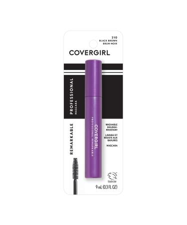 COVERGIRL Professional Remarkable Waterproof Mascara Black Brown 210 0.3 Ounce (packaging may vary) 0.30 Fl Oz (Pack of 1) Brown Black - Buy Online on GoSupps.com