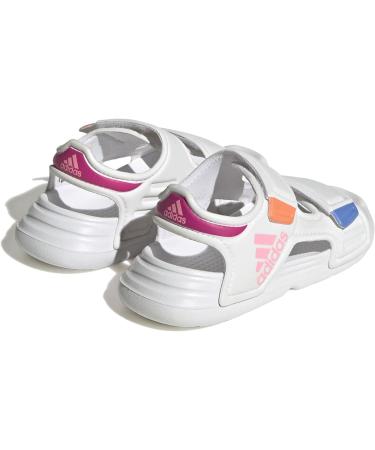 adidas Kids Altaswim Beach & Pool Shoes - 11.5 UK - White/Pink - Buy Online on GoSupps.com