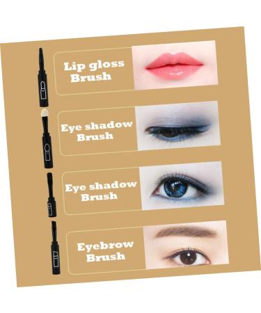 Versatile Makeup Brush Set Lip Eye Shadow Concealer Eyeliner & More | Portable Cosmetic Tools for Flawless Application - Buy Online on GoSupps.com