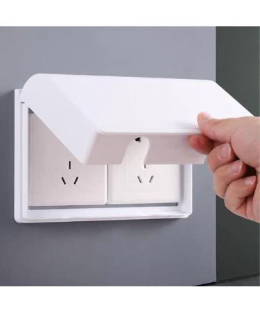 CZEUTB Waterproof UK Plug Socket Covers - Double White Socket Cover Switch Protector for Home and School - Buy Online on GoSupps.com