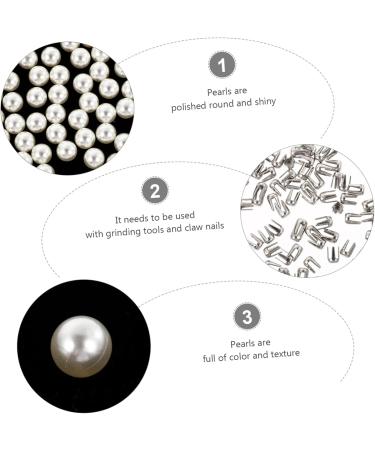 STOBOK Faux Pearls 150 Sets Embellishment Materials Studs Nail Fashion Clothing Handmade Four Rivets Design Buttons of - Buy Online on GoSupps.com