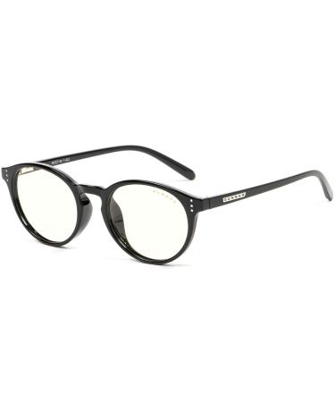 GUNNAR - Premium Gaming and Computer Glasses - Blocks 35% Blue Light - Attach Onyx Clear Tint Clear Lens Onyx Frame