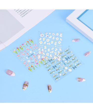DIY Embossed Decals Stickers & Decals Adhesive Nail Art Sticker Wedding Nail Nail Art 5D Decals(1) Style1 - Buy Online on GoSupps.com