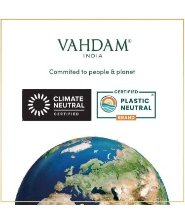 VAHDAM Turmeric Spice Herbal Tea Bags - 30 Count | Caffeine-Free, Non-GMO, Gluten-Free | Pure Herbal Tisane | Savory & Spicy | Individually Wrapped Pyramid Tea Bags - Buy Online on GoSupps.com