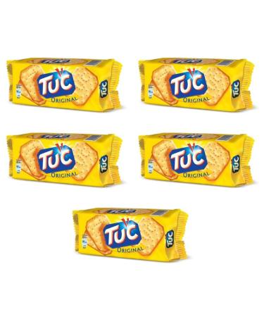 Tuc Biscuit Cracker Light Crunchy Oven Baked Biscuits Cracker 100g | FabFinds Mug (5 Pack Original)