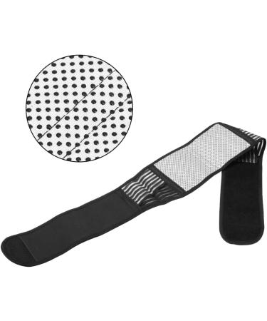 Healifty Magnetic Self-Heating Lumbar Support Belt - Adjustable Pain Relief & Massager for Lower Back - Size M (Black) - International Shipping - Buy Online on GoSupps.com