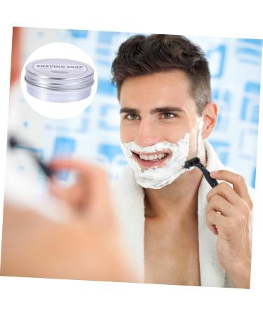 Angoily Men's Razor Soap | Solid Shampoo & Facial Water | Beard Removal Cream | Nourishing Soap | 7.1x7.1cm | Buy Online Worldwide - Buy Online on GoSupps.com