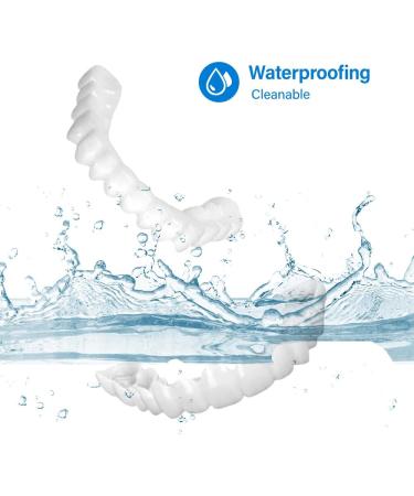 Hojalis 2 Pairs of Brightening Fake Teeth Veneers - Provisional Dentures for Men & Women - Buy Online on GoSupps.com