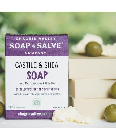 Chagrin Valley Organic Castile & Shea Soap Bar - Natural Skin Care | International Shipping Available - Buy Online on GoSupps.com