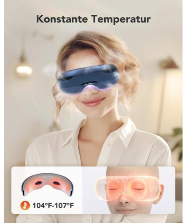 SKG E3 Pro Eye Massager - Warmth Vibration & Bluetooth Music for Dry Eyes Eye Circles & Better Sleep | Perfect Family Gift - Buy Online on GoSupps.com