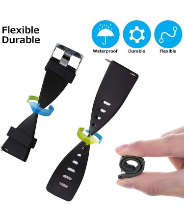 Neitooh 4-Pack Compatible Bands for Fitbit Versa/Versa 2/Lite - Soft Silicone Straps for Men & Women - Small - Black/Gray/Blue/Purple - Buy Online on GoSupps.com