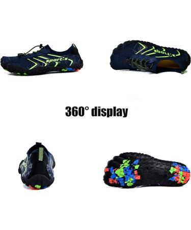 Ziitop Fast Drying Unisex Beach Shoes - Lightweight Water Shoes for Men & Women Size 35-46 Ideal for Kayaking Hiking & Fitness - Blue - Buy Online on GoSupps.com