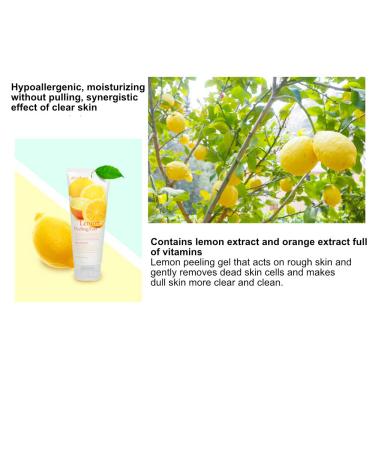 Buy Lemon Peeling Gel 180ml | Moisturizing Skin Care Gel - International Shipping - Buy Online on GoSupps.com