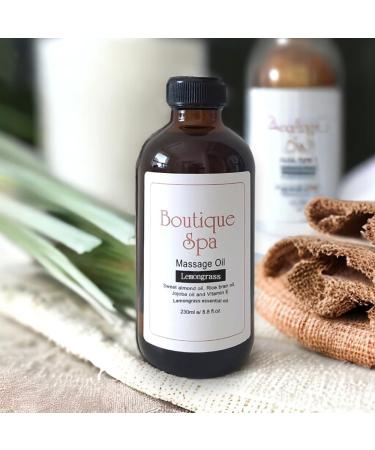 Lemongrass Massage Oil - Soothing Natural & Aromatherapy Benefits | International Shipping Available - Buy Online on GoSupps.com