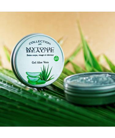  MYTONIC BEAUTE Organic and Pure Aloe Vera Gel 99.5% - Natural Moisturizer for Face Body and Hair - Calming After Shave Natural After Sun Hair Care Hair Plating | MYTONIC BEAUTE - Buy Online on GoSupps.com
