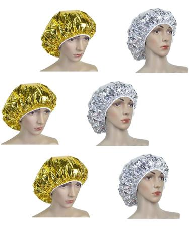 Beaupretty 6Pcs Hair Care Cap Treatment Spa Deep Conditioning Aluminum Foil Heat Insulation - Professional Hairdressing Tool for Salon & Home Spa - Buy Online on GoSupps.com