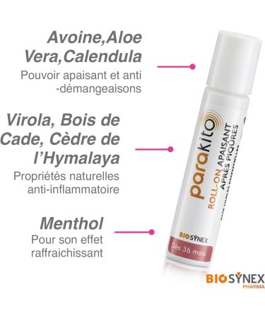 BIOSYNEX PARAKITO Roll On soothing and refreshing gel after bite for all insects antiitch made in France 5 ml RollOn - Buy Online on GoSupps.com