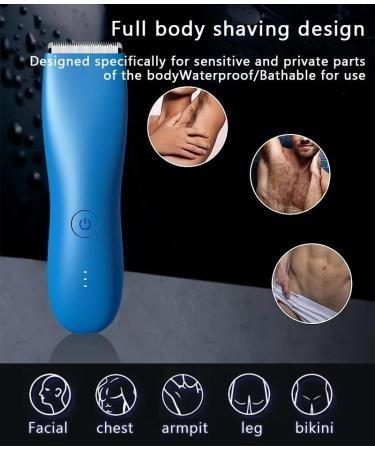 Body Hair Trimmer for Men & Women | Safe Groin & Bikini Grooming | Hair Removal Shaver - Buy Online on GoSupps.com