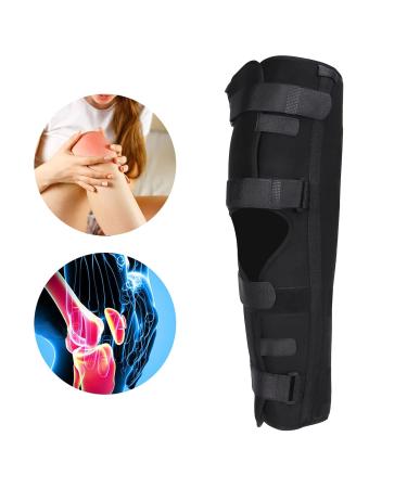 Knee Brace & Immobilizer - Comfortable Compression Knee Support Splint with 4 Straps (S) - International Shipping Available - Buy Online on GoSupps.com