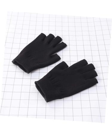 FOMIYES 2 Pairs Moisturizing Gloves Black Gloves Spa Glove Gel Gloves Hydrating Glove Mositurizing Glove Whitening Glove Fingerless Apparel - Buy Online on GoSupps.com