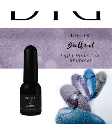 Didier Lab - Premium UV Gel Nail Polish - Brillant No. 07 - Gel Nail Varnish - Nail Art - Long-Lasting High Gloss Wear - Purple Gel Nail Polish - Gel Nails - Glitter Gel Nail Polish - Rich Pigment - Buy Online on GoSupps.com