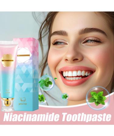 GXGM Niacinamide Whitening Toothpaste 100 g for deep cleaning radiant whitening toothpaste dental enamel repair white teeth fresh breath and bad breath - Buy Online on GoSupps.com