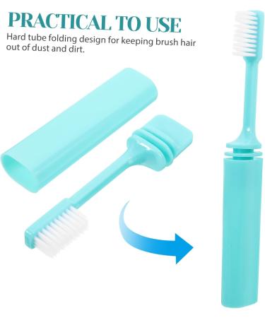 Buy Gatuida 2 Pack Travel Toothbrushes for Kids | Rubber Hanging Design | Perfect for Camping & Outdoor Use - Buy Online on GoSupps.com