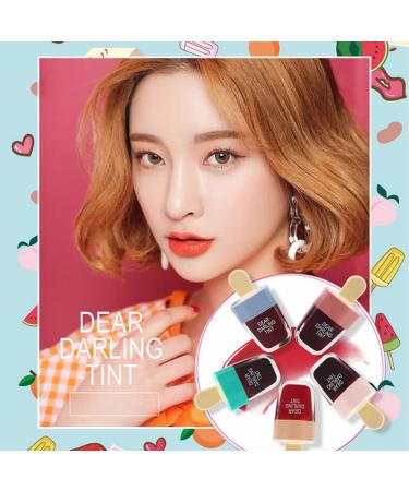 Ofanyia Ice Cream Lip Gloss Set - 5 Colors, Long Lasting, Waterproof & Non-Stick Cup - Liquid Lipstick Kit - Buy Online on GoSupps.com