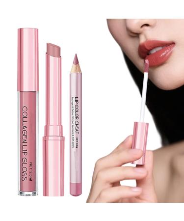 Lip Liner Combination 3 Pack Nude Creamy Long Lasting Food Items Nude Lip Liner Pen for Wedding Party Daily Use Office Date Events in Winter Spring 1