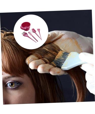minkissy 1 Set Hairdressing Tool Diy Hair Coloring Kit Hair Color Mixing Bowl Hair Tint Brush Hair Coloring Tool Hair Color Brush Diy Salon Tool Color Tint Hair Dye Mixed Colour Abs - Buy Online on GoSupps.com
