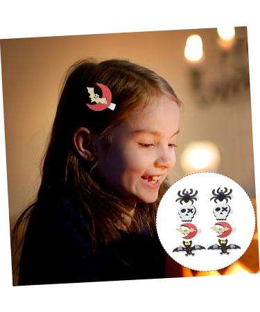 minkissy 4 Pairs Halloween Hair Clips Alligator Hair Clip Witch Accessories Witch Hat Hair Clips Spider Hair Clips Hair Clips Skull Hair Barrette Alligator Clip Pumpkin Child Felt - Buy Online on GoSupps.com