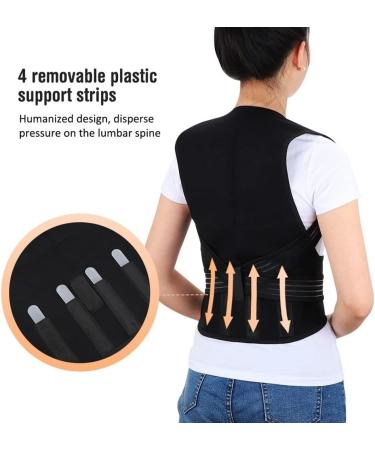 Buy Wgust Lumbar Support Belt for Men & Women - Adjustable Self-Heating Relief from Back Pain - Medium Black - Buy Online on GoSupps.com