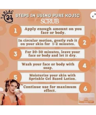 G21 Pure Kojic Scrub - Milky Citrus 300g - Buy Online on GoSupps.com