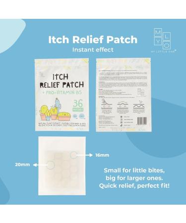MyLO Itch Relief Patch - Hydrocolloid Patches for Bug & Mosquito Bite Itch Relief (36 Patches) | Fast International Shipping - Buy Online on GoSupps.com