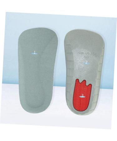 FOMIYES Height Increase Insoles - Non-Slip Shoe Lift Cushion Pads for Comfort & Support | Heightening Inserts in Grey 11.5x8cm - Buy Online on GoSupps.com