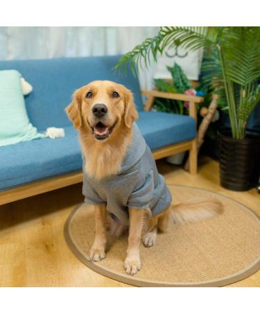 Soft and Warm Dog Hoodie Sweater for Cold Weather - Grey, XX-Large - Buy Online on GoSupps.com