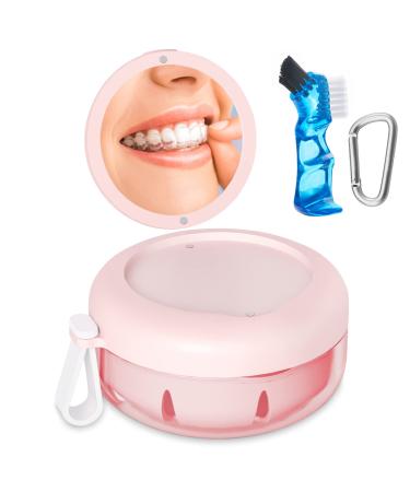 Seancheer prosthetic box set denture container with prosthesis brush bite can with a sink tooth rail box box braces can with mirror prosthesis box for dentures.