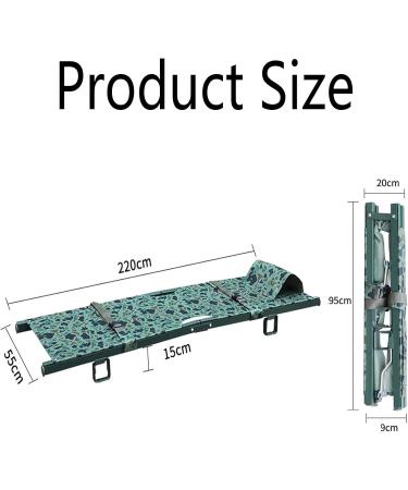 Multifunction Emergency Rescue Stretcher Foldable Oxford Leather Back Stretcher Patient Transport Telescopic Stretcher for Sports Fields - Buy Online on GoSupps.com