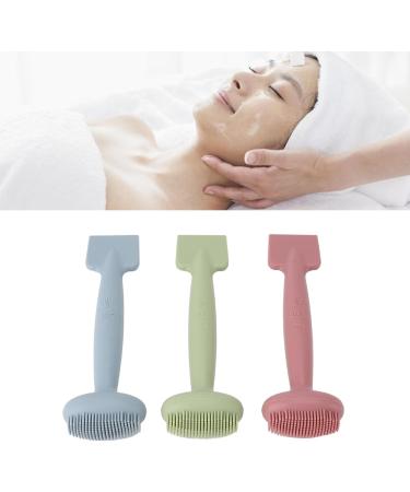SILICONE FACIAL MUD APPLICATOR BRUSH DUAL HEAD LOTION SPATULA SCOOP FOR FACE CLEANING SKINCARE TOOL - Buy Online on GoSupps.com