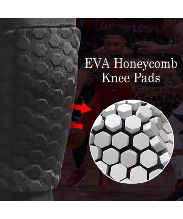 Unlimit Black Basketball Compression Pants with Knee Pads | 3/4 Capri Leggings - Medium - Buy Online on GoSupps.com