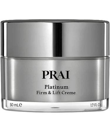 PRAI Beauty Platinum Firm & Lift Cr me - Platinum & Almond proteins Infused Antioxidants & tighten & firms skin - Anti-aging Formula Enhace Skin Support System 50ml